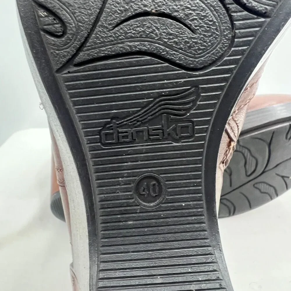Dansko brown leather